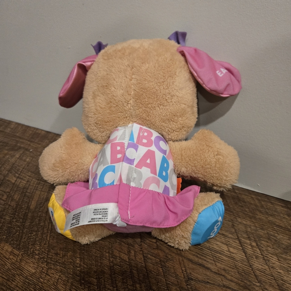 Fisher Price Laugh & Learn Smart Stages Sis Interactive Stuffed Animal Dog Puppy - Picture 4 of 4